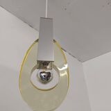 60s/70s metal and resin pendant light