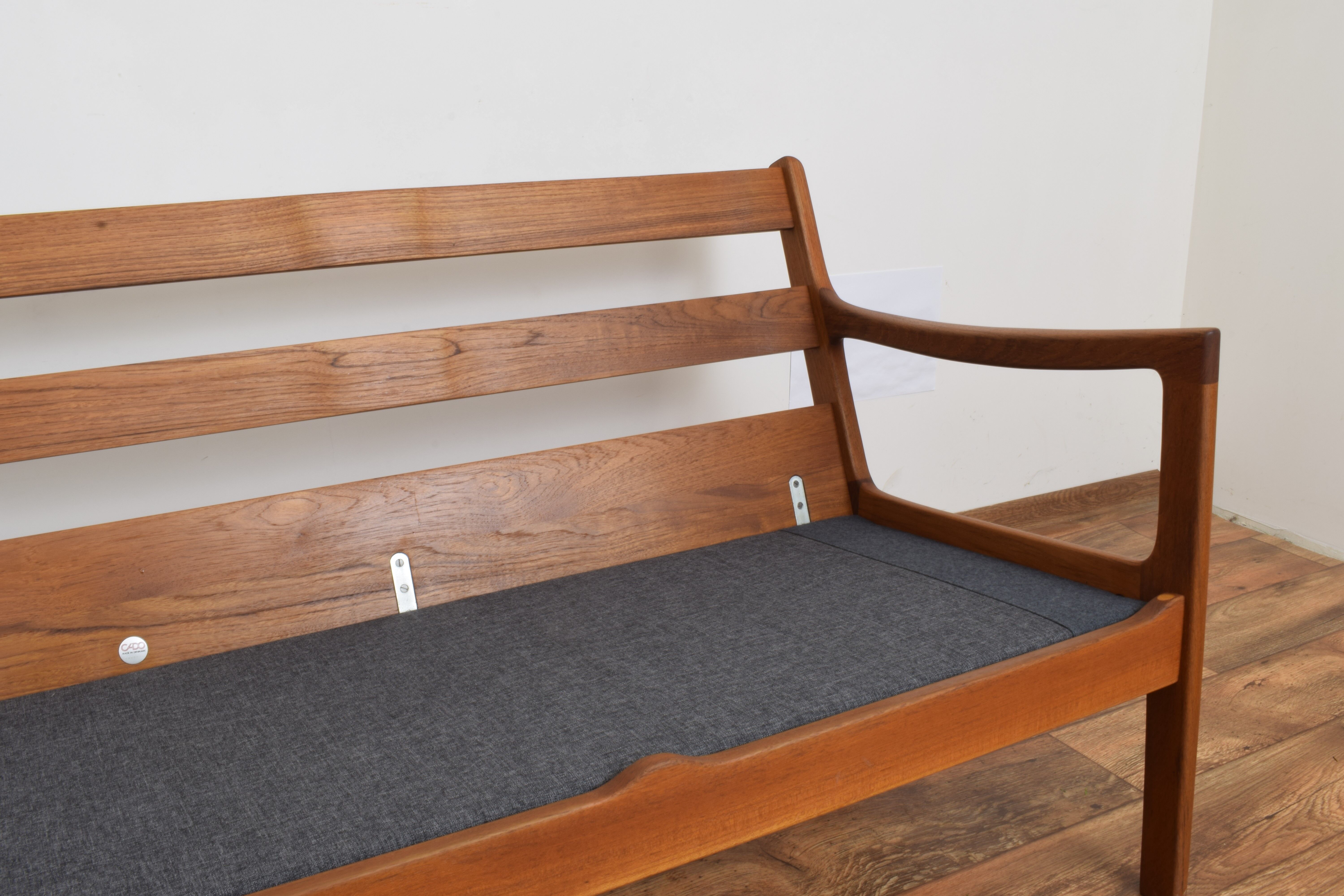 Danish teak Senator sofa by Ole Wanscher for Cado, 1960s