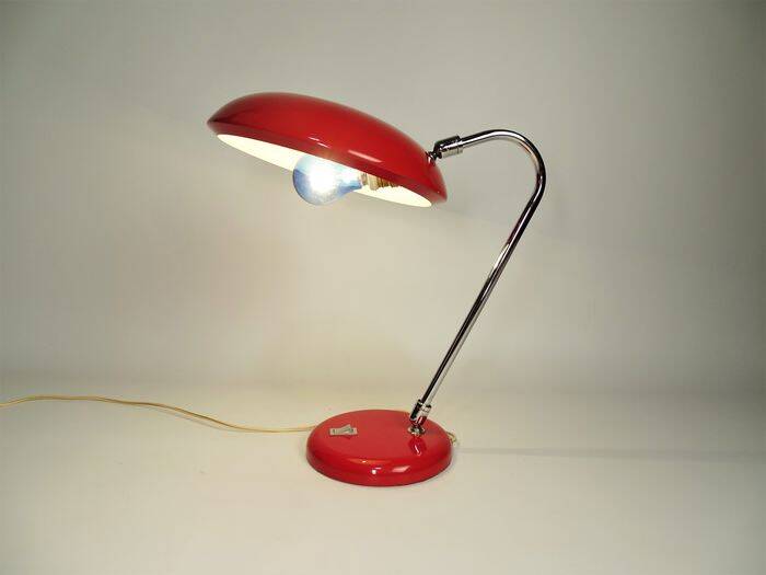 Lampe de Bureau Vintage • Cisne • Luis Pérez de la Oliva • Lupela • 1970