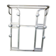 Vintage aluminum coat holder