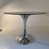 Table pied tulipe de Gastone Rinaldi, fin 1960
