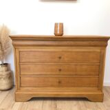 Commode style Louis Philippe en merisier massif