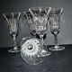 Villeroy Boch set of 5 cut crystal champagne flutes – Royal model VB H17cm