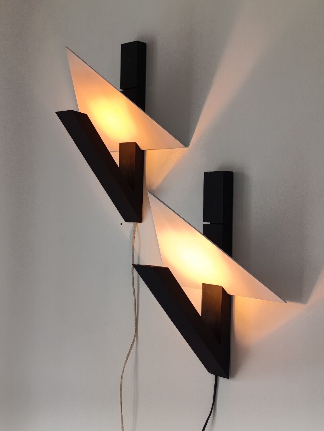 Pair of Tria wall lights