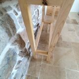 Console en châtaignier