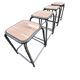Set of 4 industrial stools