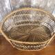 Lot of old sofa + armchair Emmanuelle style woven wicker vintage doll