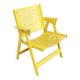 Vintage Yellow Rex Folding Armchair: Mid-Century Modern Design by Niko Kral