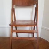 Wooden folding chair 50s