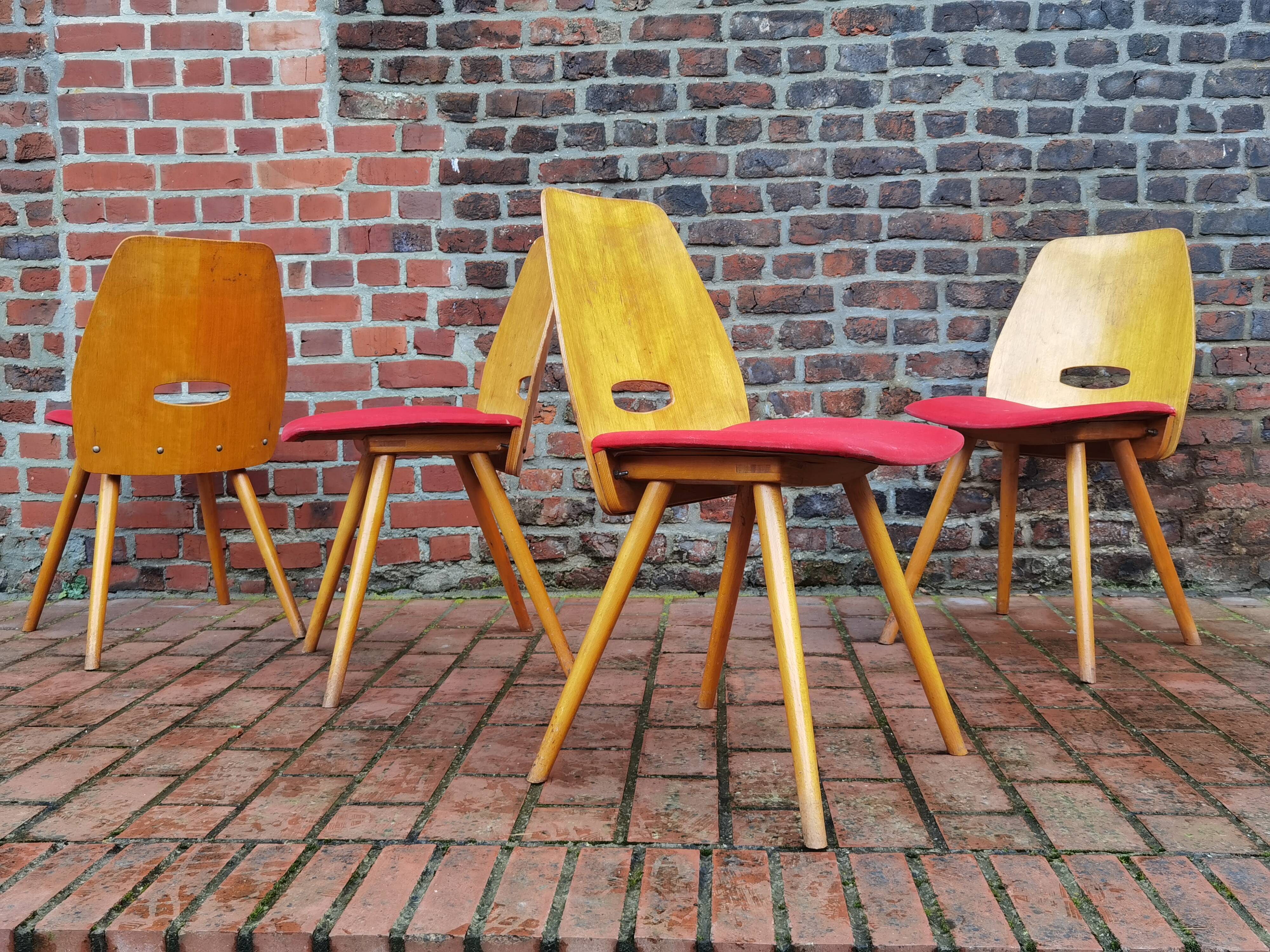 Lollipop Chairs by Franti-ek Jirak