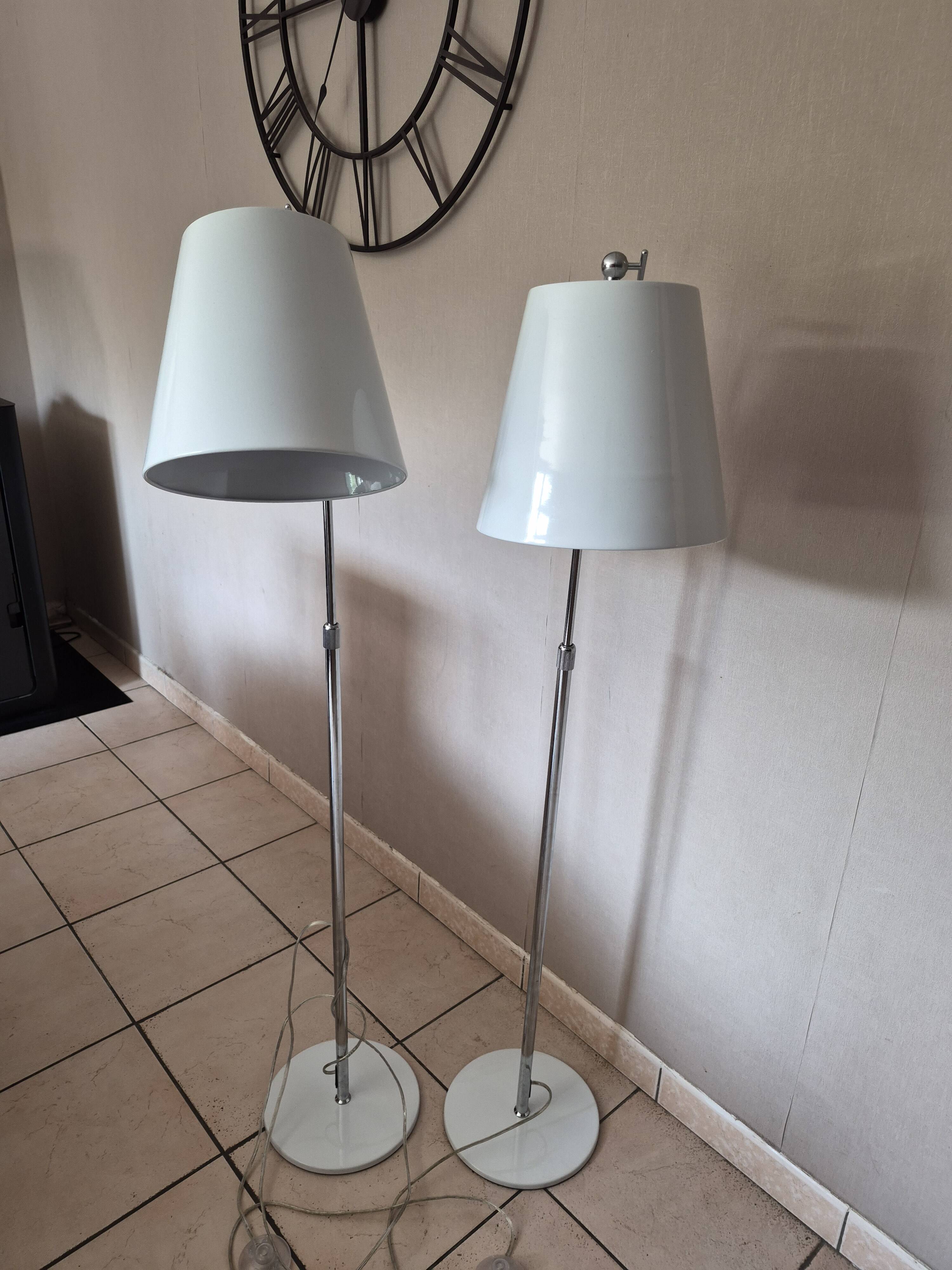 Paire de lampadaires