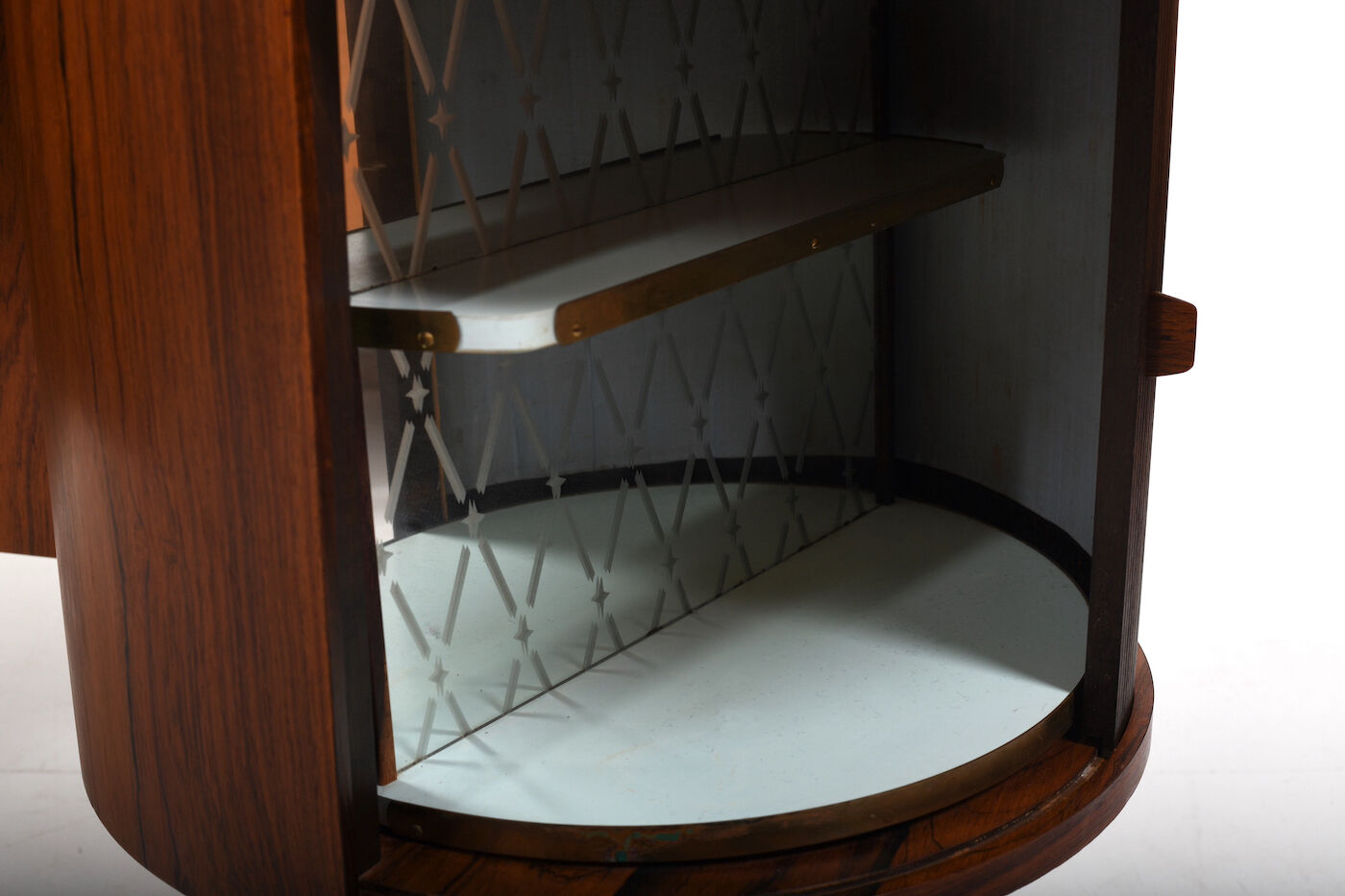 Fine Danish Kidney Desk Model 54 by Feldballes Møbelfabrik 1950s