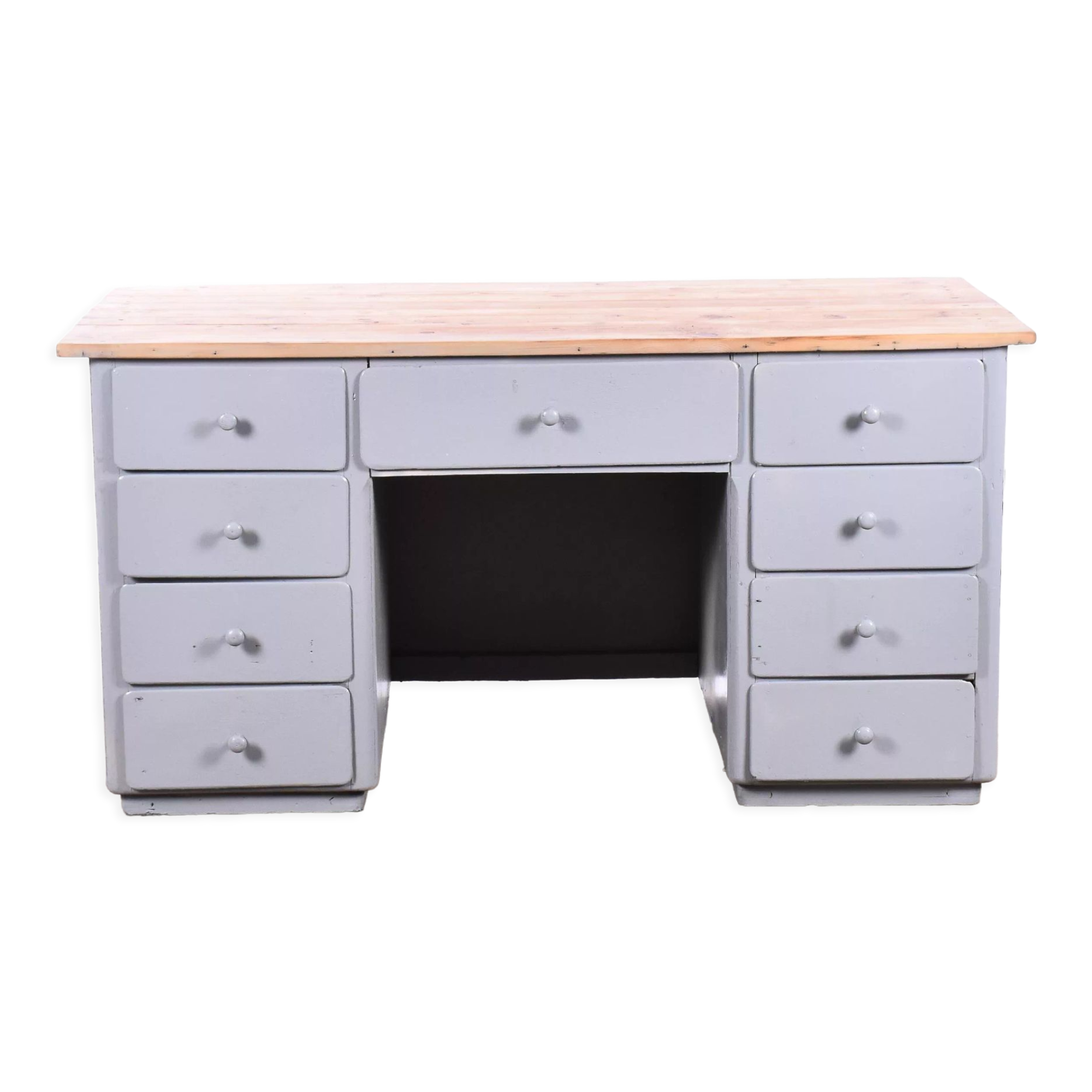 Vintage workbench gray