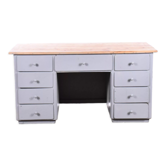 Vintage workbench gray
