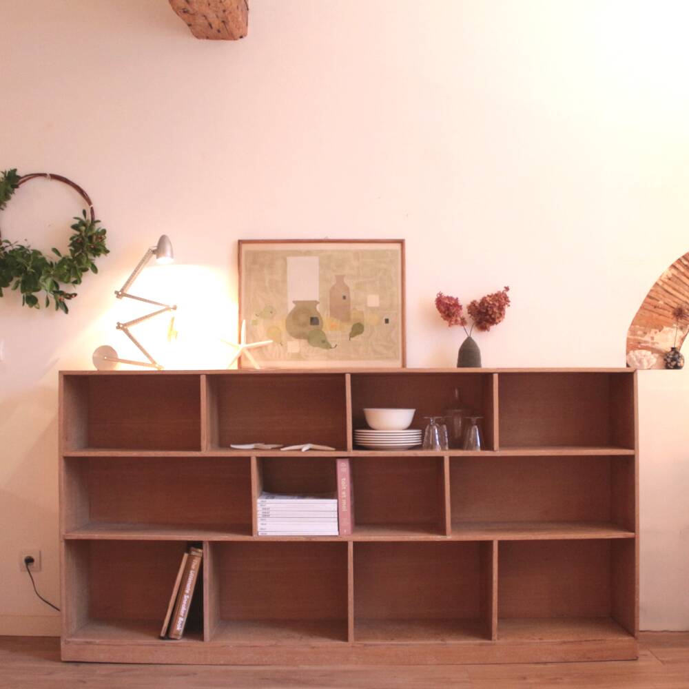 Workshop wooden storage unit