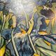 HST painting Copyist work V. Van Gogh "Irises" ukiyo-e