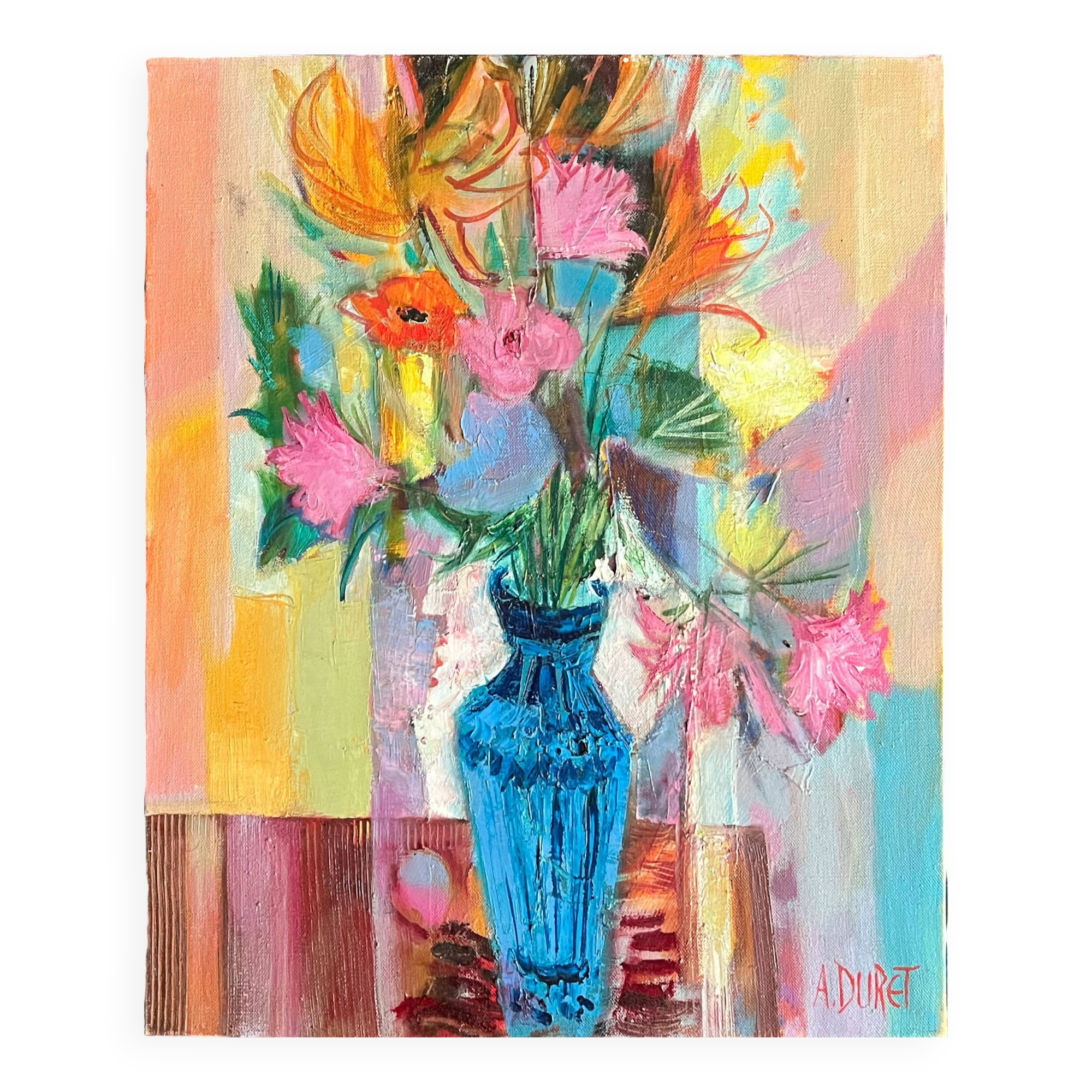 "Le vase bleu" par André Duret