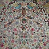 Handmade Pakistani wool and silk rug 183x124cm