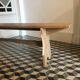 Wooden bench