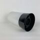 White cylindrical Art Deco chandelier RAAK with black support.