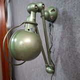 Jieldé articulated industrial lamp, Lyon – vintage model in lacquered metal v