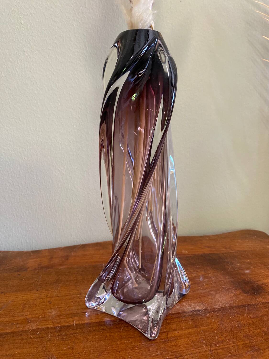 Twisted Glass Vase