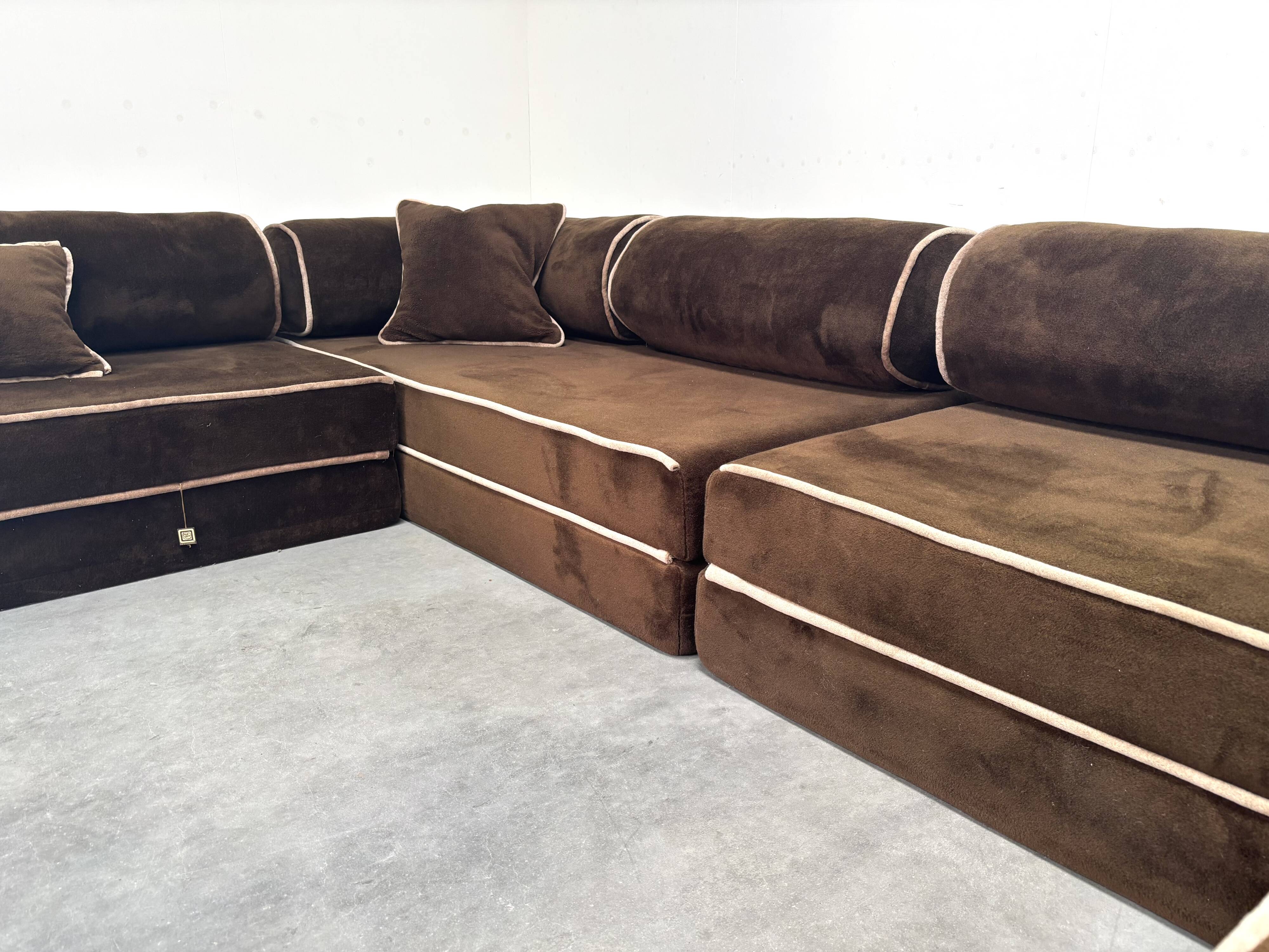 Ensemble de salon modulaire par RUF International, années 1970