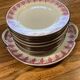 Service à dessert en porcelaine de Limoges Art Deco