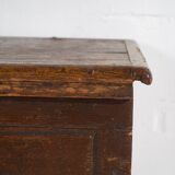 Antique solid wood trunk dated 1836 #13