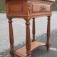 Art Deco console in solid oak