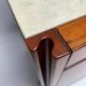 Italian Dry Bar attributed to Angelo Mangiarotti for Molteni in Wood and Marble, 1960s