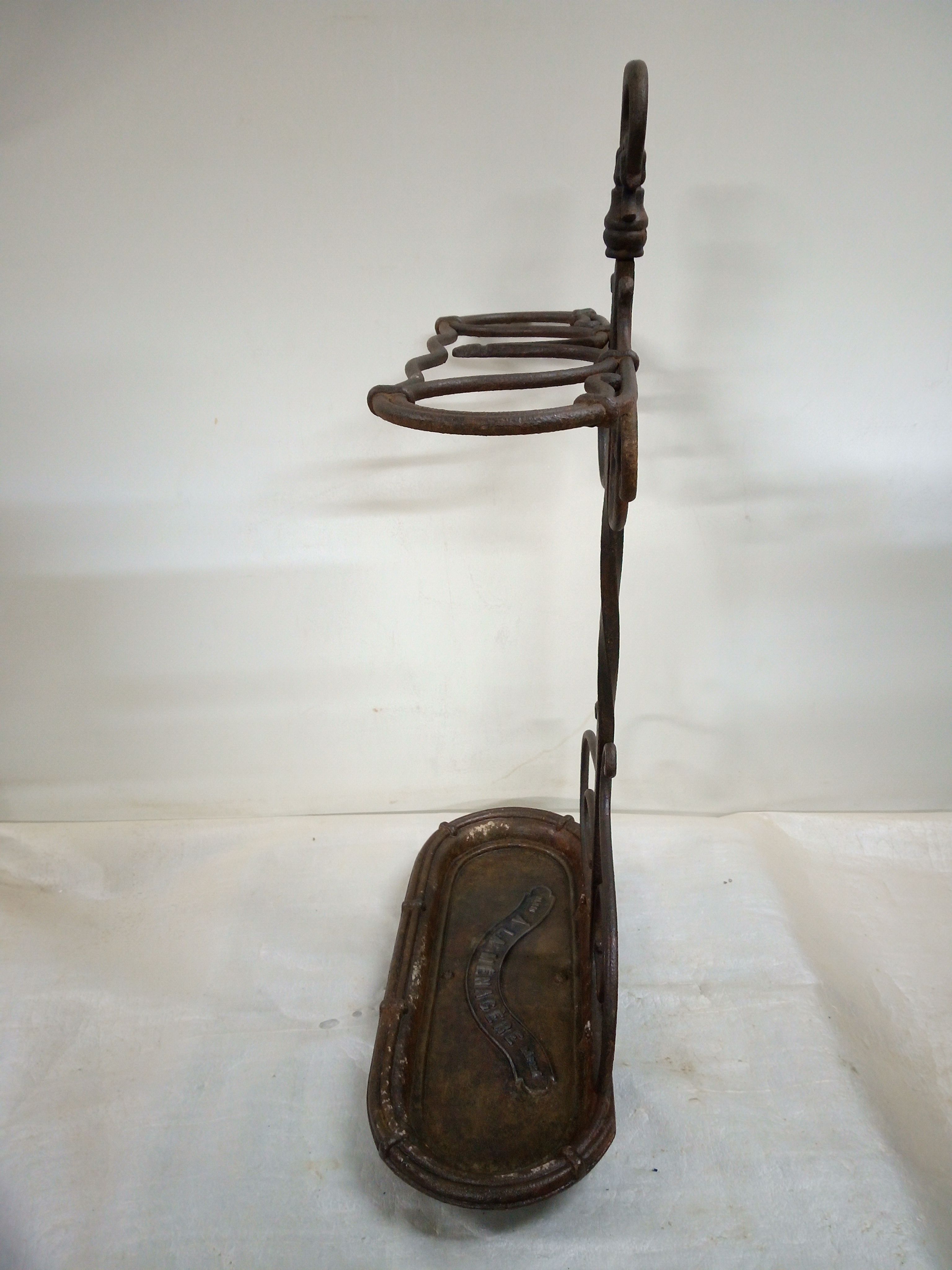 Umbrella holder cane late 19th "A La Menagère" Paris