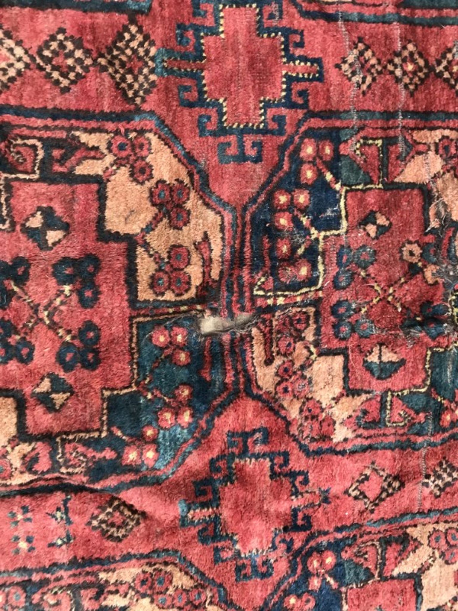 Carpet 19th century former Turkmen Ersari handmade 205 X 288 CM