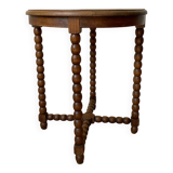 Turned wood table