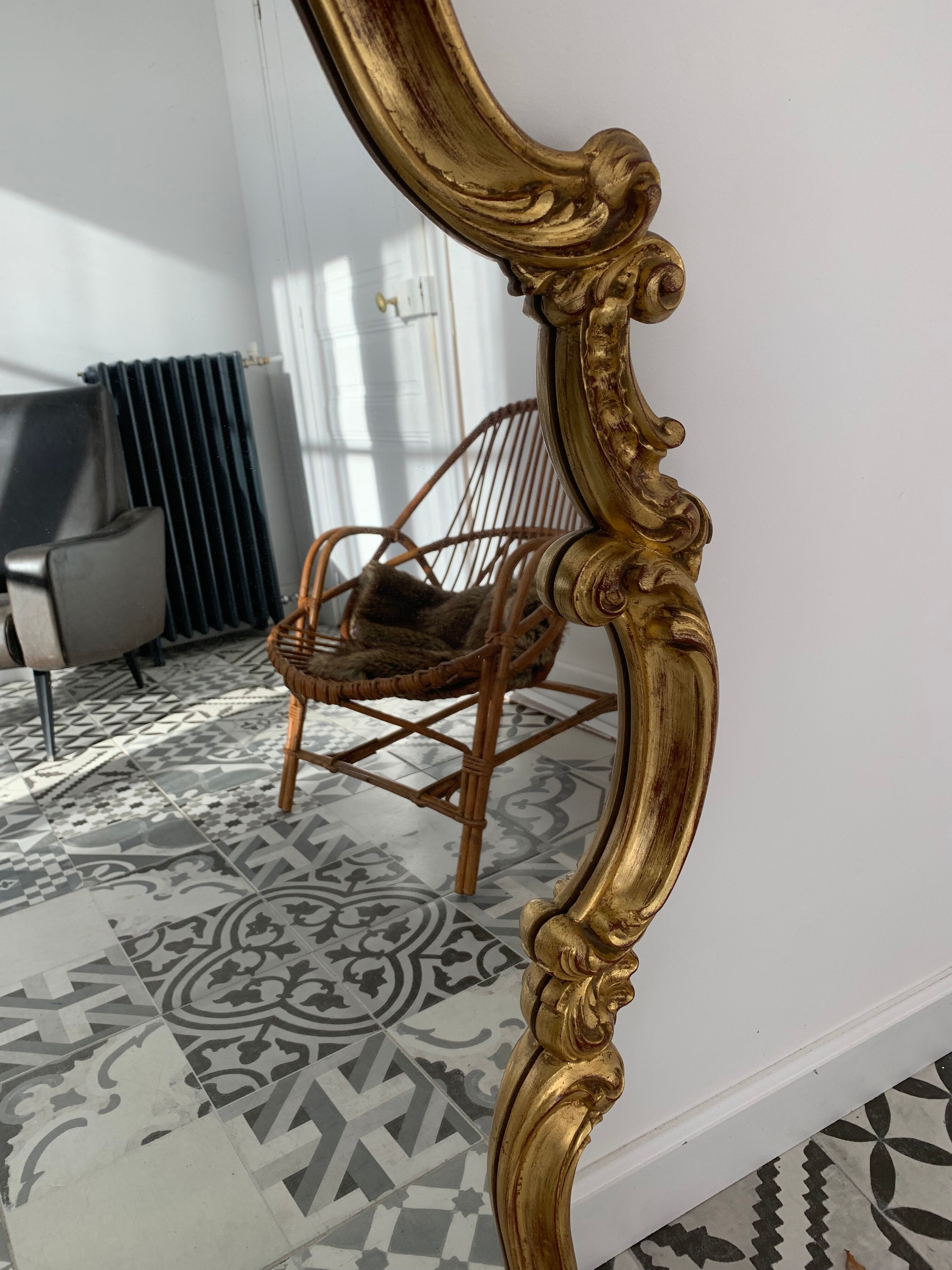 Baroque mirror 115x70cm