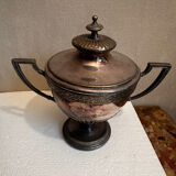 WMF antique silver-plated tea and coffee service AS Alpacca + tray – deb