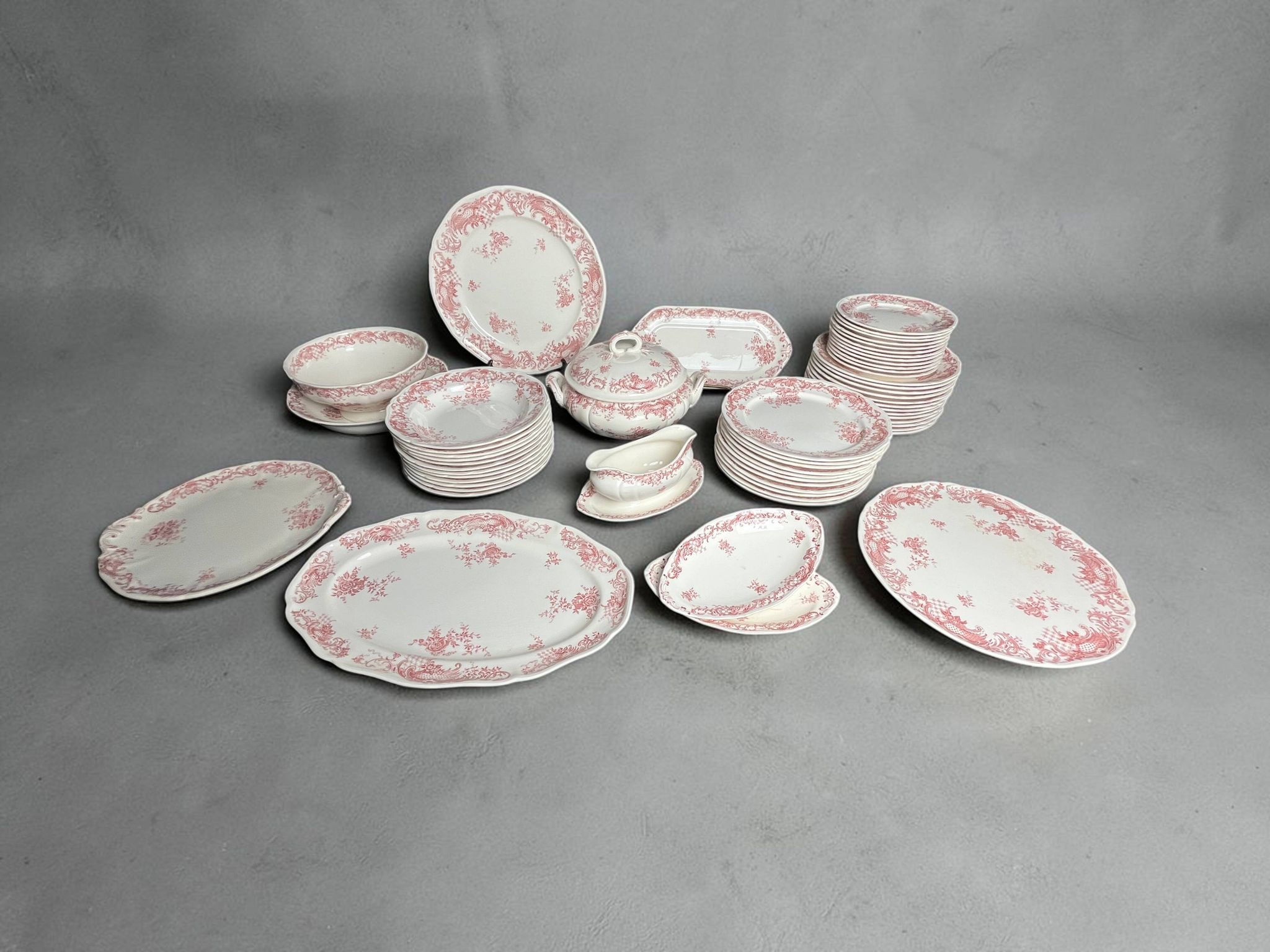 Art de la table, service porcelaine Villeroy et Boch Valeria XXème