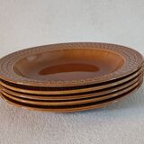 Set of 6 earthenware plates Made in Italy