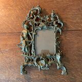Brass rocaille frame