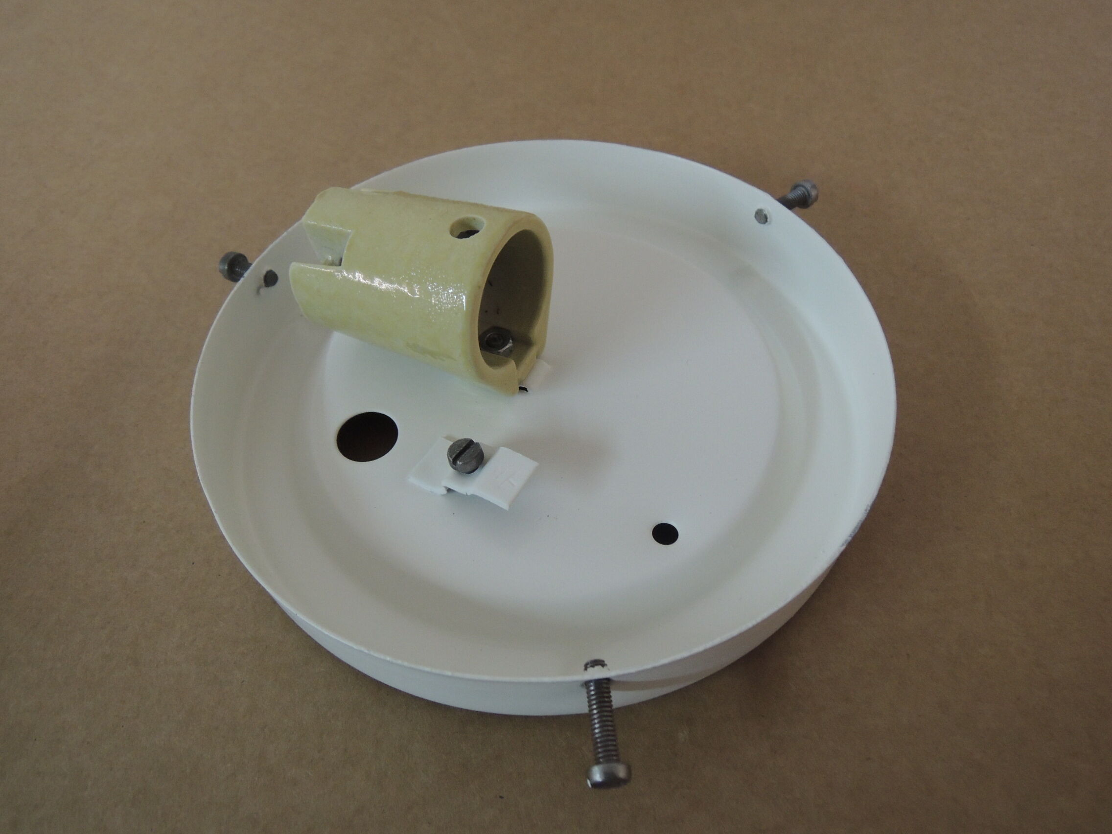 Small glass ceiling light
