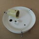 Small glass ceiling light