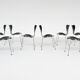 Arne Jacobsen 3107 'Butterfly' dining chairs Fritz  Hansen Denmark 1967