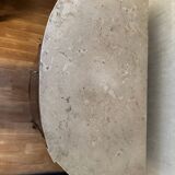 Louis XVI Style Half-Moon Chest of Drawers with Marquetry