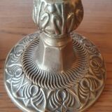 Pair of bronze candlesticks