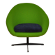 Shell armchair on a swivel leg, 1960s