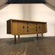 Vieille buffet milieu du siecle en teck design scandinave danois des années 70