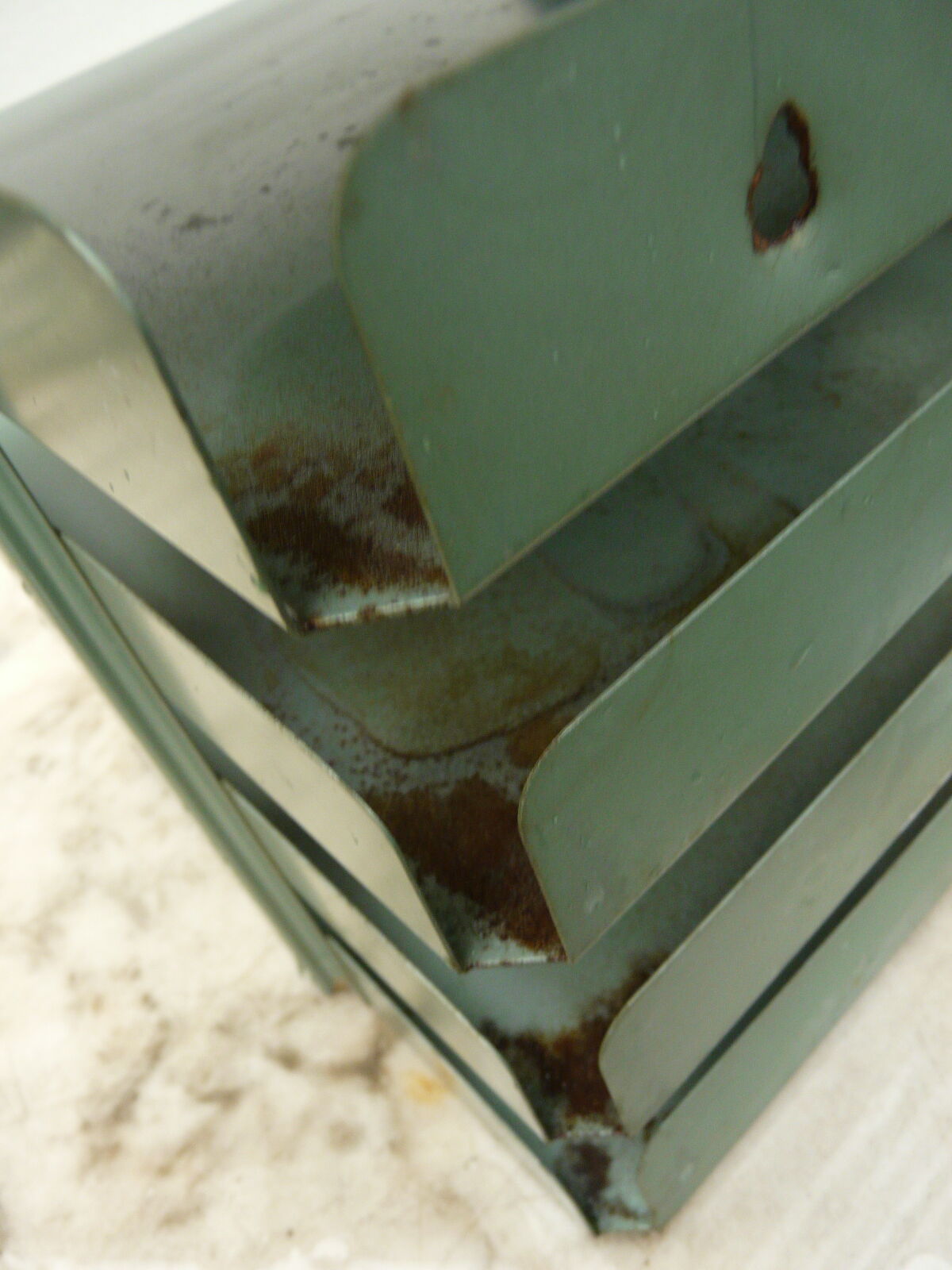 Mail sorter range mail metal industrial vintage small shelves 60-70