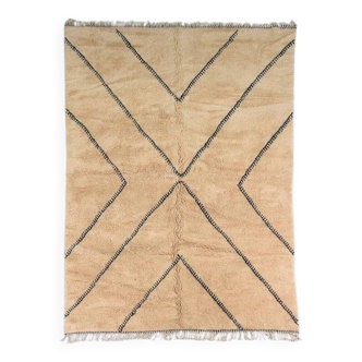 Tapis marocain en laine fait main traditionnel 250cmx150cm