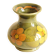 Small Earthenware Vase MBFA Pornic Model Candice — Painted Floral Decoration