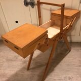 Vintage sewing box 1960 feet compass